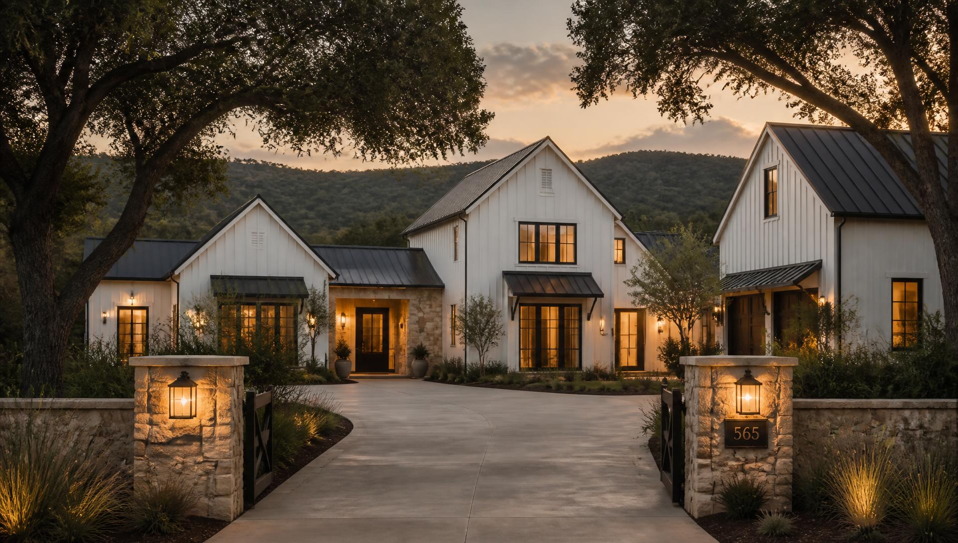 Welcome Home — the same property as it becomes a finished custom home